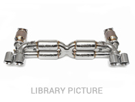 超级跑车 70 毫米 x-pipe 排气系统，RACE。保时捷 997.1 Turbo - 99711102772