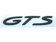 'GTS' ZWARTE Achterklep Badge. Porsche 991 (911) - 99155926100