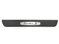 Door sill, in black for Porsche 996 Turbo S - 99655130307A03