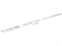 Dashboard cover set aluminium. Porsche 911 1966-68 LHD Cars - 90255204125, 90255204122, 90255204124, 90255204121, 90255204123