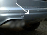 Kit mantovana inferiore posteriore Turbo Look. Porsche 955 Caienna - 95550552104, 95550545002, 95550544902