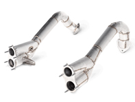 Akrapovic Verbindungsrohrsatz (Titan) für Porsche 718 Cayman GT4 / Spyder - OPF/GPF >>02/2020 - 982254351L, 982254351AA, 982254350L