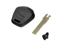 Sleutelkopbehuizing met blanco sleutel. Porsche 986 Boxster / 996 - 98663724301, 57550, 98663724418, 986637244, 986637243, 98663724416, 98663724417, 98663724418, 99663724322, 99663724335, 99663724445, 99663734700, 99663735100, 99663735500