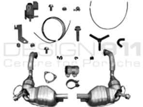 Pot d'Echappement / Silencieux Sport VALVETRONIC pour Boxster 987 / Cayman - 98704420001, 99761290501
