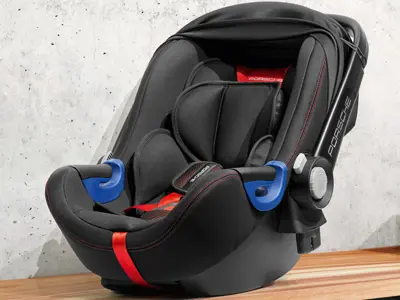 Siège bébé Porsche i-Size et ensemble de base Flex - 0-15 mois / poids max. 13 kg - pour différents modèles Porsche - 971044070, 971044071