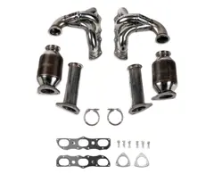 Catalizzatore sportivo + tubi di bypass del catalizzatore