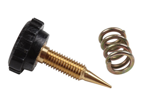 Solex 40PII / 44PII Adjusting screw with spring for carburetor idle speed. Porsche 356 / 912 - 61610092700, 61610092701, 61610081400 - BP PS9326S
