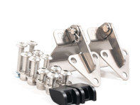 Rennline titanium 911R style engine lid hinge set. Porsche 911