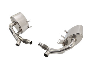 Exhaust Muffler / Silencer Sports System DesignTek for Porsche 997.1 - 3606009702, 99711197901S, 99711121102, 99711121103, 99711123102, 99711123103, 99711121202, 99711121203, 99711123202, 99711123203, 99711141103, 99711141104, 99711143103, 99711143104, 99711141203, 99711141204, 99711143203, 99711143204