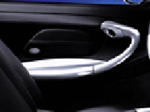 Door storage bin lids and handle set. Porsche 996 - 00004480218 - 00004480218