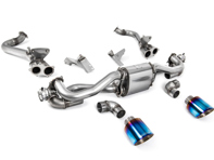 Escape deportivo Milltek GPF Bypass con embellecedores GT-115 de titanio quemado. Porsche 718 Cayman GT4 / Boxster GTS 4.0L - 982251053E, 982251053K, 982251053F, 982251053H, 982251053D, 982251053G, 982254351B, 982254351L, 982254351AA, 982254351P, 982254351R, 982254350B, 982254350L, 982254350AA, 982254350P, 982254350R - SSXPO165