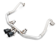 AWE Track edition uitlaatsysteem met zwarte uiteinden voor Porsche 718 Boxster / Cayman - 3010-33048, 3010
