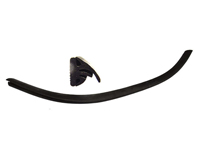 Sello vertical de ventana trasera de 1/4. Porsche 356 B-T6 / 356 C - 64454320160
