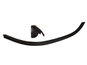 Sello vertical de ventana trasera de 1/4. Porsche 356 B-T6 / 356 C - 64454320160