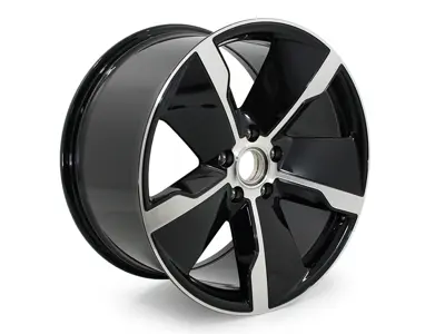 Jante arrière en alliage 21 pouces au design exclusif, en noir de jais métallisé pour Porsche Taycan - 9J1601025RC9X, 9J1601025ADC9X, 9J1601025, 9J1601025QC9X, 9J1601025ACC9X