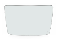 Rear window glass. Porsche 911F 1965-68 Coupe - 90154510120, 90154510121