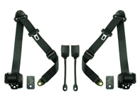 Retractable 3-point inertia reel front seat belts Porsche 911 turbo - 930 - SA-50545