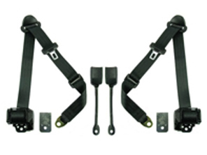 Oprolbare 3-punts oprolautomaat veiligheidsgordels voorin Porsche 911 turbo - 930 - SA-50545