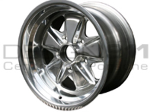 15' Ultralite Chrome Fuchs Style Alloy Wheels 9.0J ET15 For Porsche Car