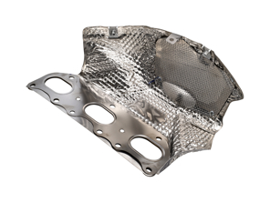 Uitlaatspruitstuk hitteschild. Porsche 970 Panamera 3.6L - 94611104102, 946111041202, 94611104101, 94611104201, 036.821, 036.961 - 036.821, 036.961