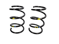 Ressorts hélicoïdaux arrière (paire) - Avec marquages jaunes/bleus - pour Porsche 987-2 Cayman / S 2009-2012 - 98733353167504, 98733353184504