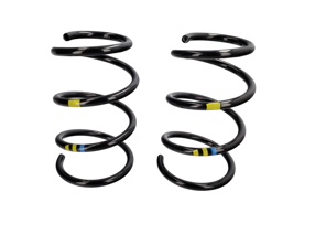 后螺旋弹簧（一对） - 带黄色/蓝色标记 - 适用于 2009-2012 年保时捷 987-2 Cayman / S - 98733353167504, 98733353184504