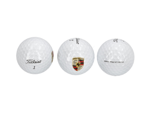 Palline da golf con stemma Porsche - Set da 3