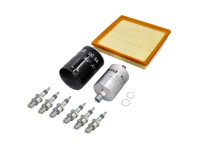 Engine Service Kit - Air/Fuel/Oil Filters, Spark Plugs & More - for Porsche 911 3.2L Carrera 1984-1989 - 93010776401, 93010776403, 92811025304, 92811025307, 93011039300, 99917015790, 90012311830, 91110095602