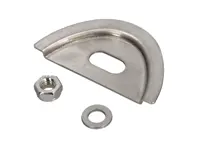 Rennline Stainless steel floor board hold down bracket. Porsche 911/912/930 /914 - F40