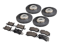 碳陶瓷替换刹车盘和刹车片组。保时捷 991 GT3 / GT3 RS - 99135140780, 99135140784, 99135140880, 99135140886, 99135140885, 99135140786, 99135240980, 99135240986, 99135240983, 99135241080, 99135241086, 99135241083 - E4925RSC1, E4927RSC1, ST-K-1020, ST-K-1021