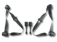 Retractable 3-point inertia reel front seat belt kit Porsche 996 Coupe 1997 to 2001