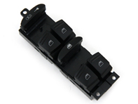 Bedieningsschakelaar portierruit bestuurderszijde. Porsche 955 / 957 Cayenne - 95561315602, 95561315601