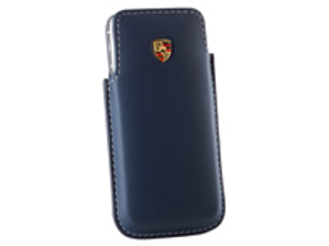 Porsche Case for iPhone 5, Yachting Blue with Grey stitching - WAP0300160E