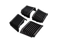 Soffietti paraurti, set anteriore e posteriore. Porsche 911/930 1974-89 - 91179950563, 91179950564, 91179950513, 91179950514, 91179950565, 91179950566, 91179950515, 91179950516