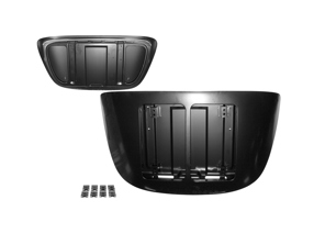 Coperchio posteriore, senza feritoie. Porsche 356B / 356C T6 - 64451200106 - 1680200600, 571165-1