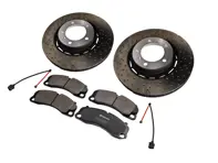 Front Brake Pad And Brake Disc Package. Porsche 992.2 Carrera 2 3.0ltr - 9P1615301J, 9P1615302J, 9P1615301, 9P1615302