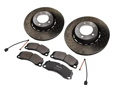 Kit pastiglie e dischi freno anteriori. Porsche 992.2 Carrera 2 3.0 litri - 9P1615301J, 9P1615302J, 9P1615301, 9P1615302