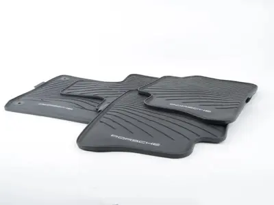 Rubber floor mats. Porsche 970 Panamera MKI & MKII - RHD - Right hand drive - 97004480009