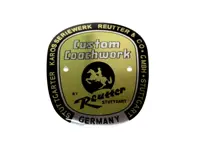 REUTTER STUTTGARD Badge. Porsche 356