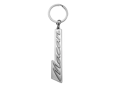 Porsche sleutelhanger met Macan-opschrift, zilver. - WAP0500310SMAC