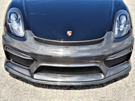 Paraurti anteriore e spoiler in fibra di carbonio. Porsche 981 Cayman GT4 - 981505010 - SF/C/981-505-010