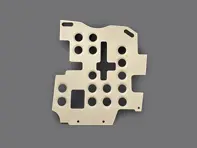 Aluminium vloerplaat bestuurderszijde Porsche 964 / 993 - 96455160100, 99355106300