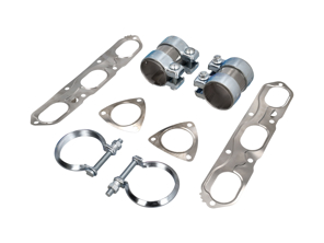Kit raccordi di scarico. Porsche (911) 996 C2/C4/C4S - 99611110755, 99611111350, 99711152000, 99611110800