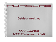 保时捷 911 (964) Turbo / Carrera 2/4，MY 92 驾驶手册（英语） - WKD96402092