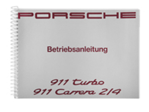 Bestuurdershandleiding voor Porsche 911 (964) Turbo / Carrera 2/4, MY 92, in het Engels - WKD96402092