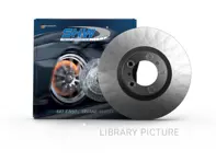 前制动盘转子，光滑一体式，322x32mm。保时捷 928 GTS - 92835104501, 92835104601 - PFL31451, PFR31461