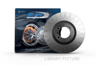 Remschijf voor, gladde monoblok, 322x32 mm. Porsche 928 GTS - 92835104501, 92835104601 - PFL31451, PFR31461