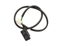 Elektrische schuifdakschakelaar zwart. Porsche 928 1978-1990 - 9700011, 92861312000