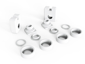 Kit de réparation de bague de siège avant électrique. Porsche 911 993 964 (12 pièces)