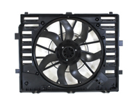 Water radiator air duct with fan. Porsche 958 Cayenne >>2014 - 95810606112, 95810606120, 95810606110, 95810606111, 47857A